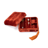Velevt Jewelry Storage Set Box with Tassel