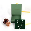 Satin Ribbon Paper Collapsible Necklace Jewelry Gift Box