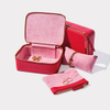 Pink Leather Accessory Jewelry Earring storage Box Custom Manufacturers Factory