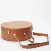 Travel Crossbody Leather Hat Box