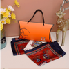 High-End Silk Scarf Handbag Simple Fashion Pillow Shape Paper Bag For Towel Silk