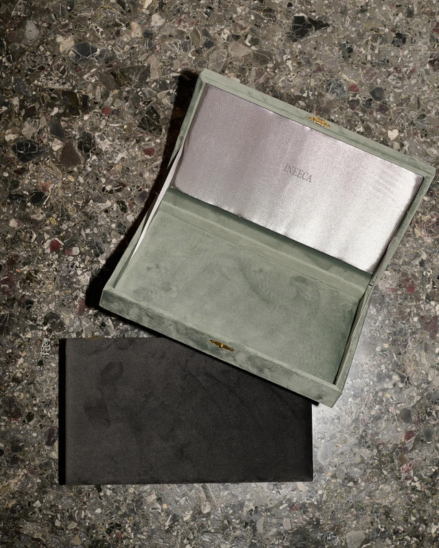 Green Velvet Bracelet Earrings Box Luxury Flip With Lock Jewelry Packaging Box Vintage Ring Pendant Organizer Jewelry Box