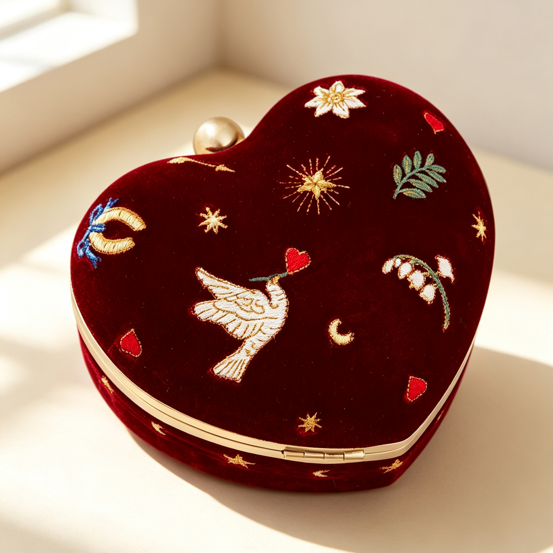 velvet jewelry box