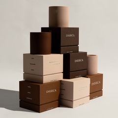 Top-base Box Cardboard Candle Box Custom UV Printing Logo Paper Scented Aromatherapy Candle Jars with Lid And Boxes Packaging