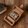 Custom Double Open Leather Watch Box Manufacturers