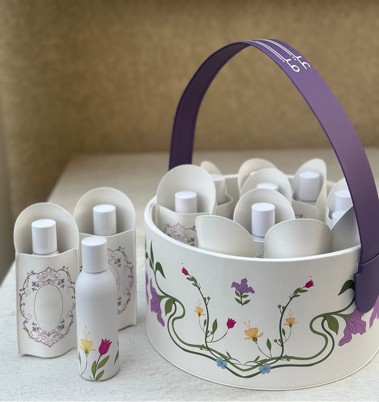 Portable Leather Bag Box Packaging for Perfume