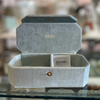 Velvet Jewelry Box Sea Foam Octagonal Snap Closure Jewelry Necklace Packaging Box