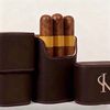 Leather Cigar Boxes Packaging Luxury Humidor Cigar Box Storage 