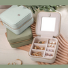 Travel Portable Leather Jewelry Case for Ring Pendant Wholesale