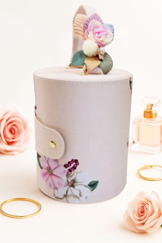 Custom Eco Friendly Leather Jewelry Box Jewelry Ring Box Packaging Luxury Double Opening Rotating Jewelry Surprise Storage Box