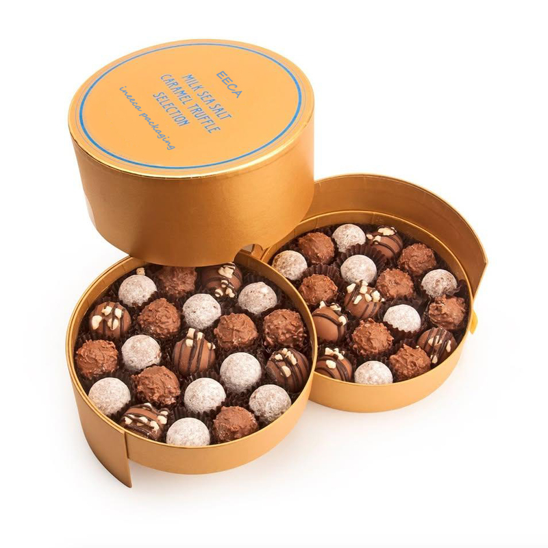 Round Rotating Chocolate Candy Paper Box