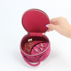 New Arrival Jewelry Organizer Case Storage Zipper Closure Velvet Ring Earring Necklace Pendant Jewelry Packaging Box