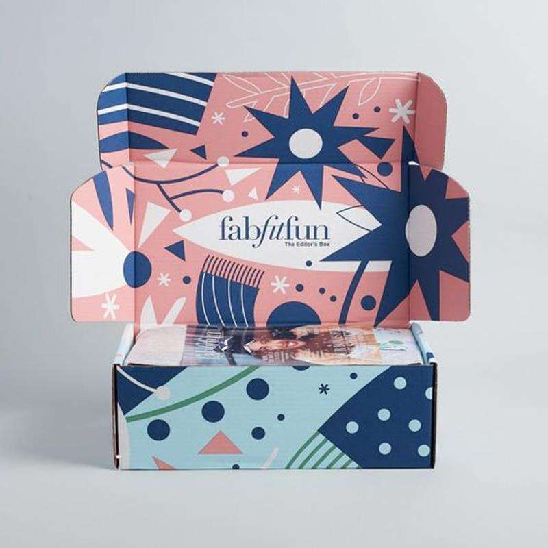 Custom Print Design Logo Beauty Makeup Eyelash Packaging Shipping Carton White Gloss Corrugated Boxes