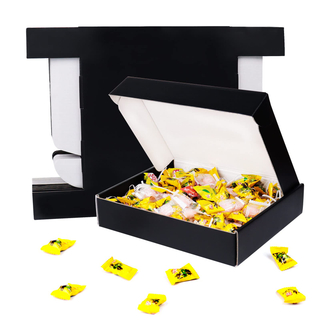 Wholesale Custom Corrugated Box Cosmetic Gift Packaging Paper Mailer Box with Handle White Corrugated Mailer Boxes