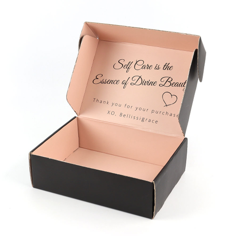 Custom Logo Cardboard Mailer Shipping Box Corrugated Paper Express Mail Delivery Box for Clothing And Cosmetic Packaging