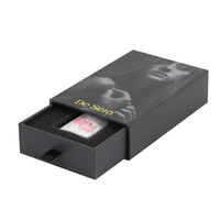 Custom Small Paper Cardboard Drawer Style Single Nail Polish Bottle Packaging Box with Foam Insert