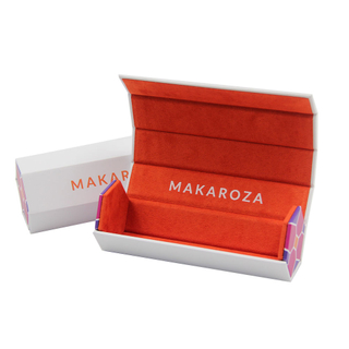 Custom Hexagon Paper Cardboard Folding Watch Sunglass Storage Holder Set Packaging Boxes with Logo
