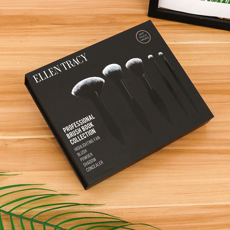 High Grade Custom Print Magnetic Makeup Tools Brush Cosmetic Packaging Box
