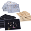 Source Factory Customized Luxury Display Tray Jewelry Display Trays Velvet Square Display Tray