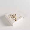 Luxury White Double Open Paper Cardboard Magnetic Closure Essence Oil Perfume Bottle Sample Gift Set Packaging Box with Insert