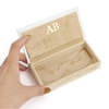 Custom Logo Printing Velvet Cardboard Lash Box Gold Foil Stamping Magnetic Closure Beauty False Eyelash Paper Packaging Boxes