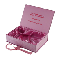 Wholesale Customised Wig Packing Boxes Package Custom Logo Packaging Card Board Box For Hair Extension