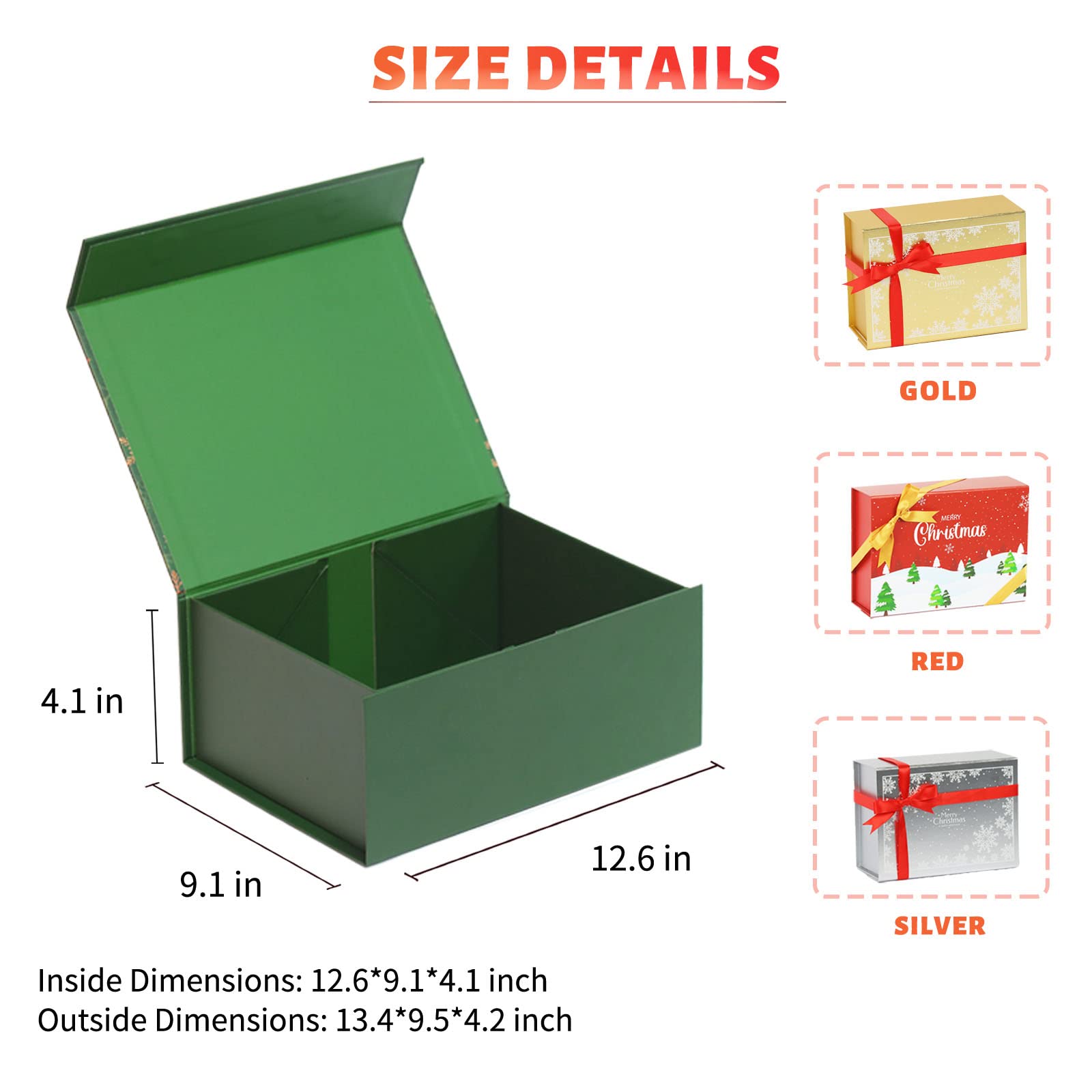 Custom Printing Luxury Rigid Folding Paper Packaging Magnet Closure Lid Cardboard Foldable Magnetic Gift Box with Logo