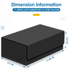 Trading Card Storage Box Magnetic Closure Toploaders Storage Box Hold PU Leather Card Deck Boxes Fit for MTG/Sport Card