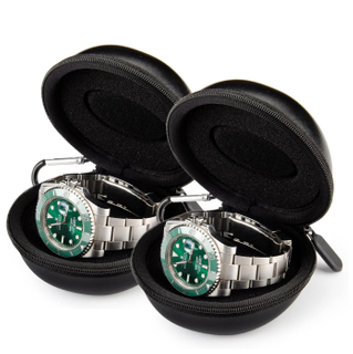Customize Travel Portable Protective EVA Watch Hard Case Box Storage Zipper Pouch With Foam