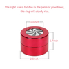 Creative Engagement Round Rotating Lifting Ring Jewelry Display Gift Box for Proposal Ceremony Wedding Special Occasions