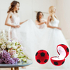 Exquisite Football Styling Flocking Ring Earring Packaging Box Cartoon Type Velvet Jewelry Storage Box