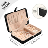 Portable Travel Jewelry Organizer Storage Case Western Desert Cowboy Travel Jewelry Box for Necklace Earrings Rings Bracelet