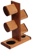 Wooden Watch Stand 5 in One Multiple Watch Display Tower Charging Station Jewelry Organizer