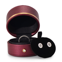 Customized Luxury Cylinder Jewelry Box Ring Earring Necklace Packaging Box Bracelet Jewelry Storage Box