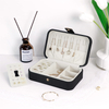 High Quality Travel Portable Flip Multi-layer Jewelry Box Earrings Ring Nail Storage Display Packaging Box Wholesale