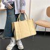 Wholesale Custom Eco Totebag Printing Reusable Cotton Canvas Shopping Bag Cotton Canvas Tote Shopping Bag