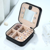 Christmas Gifts for Women Girls - Small Travel Jewelry Case Organizer Initial Jewelry Box Personalized