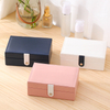 Portable Ring Earring Bracelet Box Organizer Jewelry Storage Case PU Leather Small Travel Jewelry Boxes