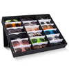 18 Sunglasses Glasses Retail Shop Display Stand Storage Box Tray Case Stand Hot Sale Case Tray Black Sunglasses Wear Display