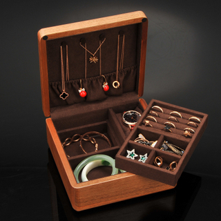 Custom Watch Strap Packaging Box Luxury Wooden Box Jewellery Ear Ring Package Storage Case Watch Box