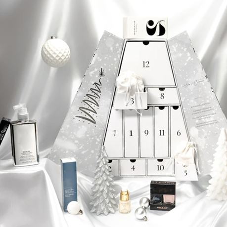 12 Wishes Advent Calendar Box Custom Drawer Gift 24 Boxes Christmas Makeup Beauty Skin Care Paper Christmas Advent Calendar Box