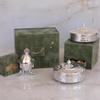 Green Palm Tree Embroidery Dessert Box Giveaway