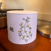 Double Layer Rotating Flower Embroidery Travel Tea Cup Set Gift Box