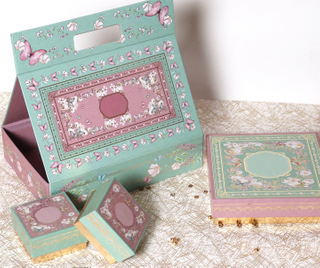 Butterfly Green Hamper Bag Set Snack Desserts Box China Manufacturers