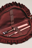 Half Moon Makeup Bag Fashion Polyester Cosmetic Makeup Bag
