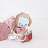 Seashell Pink Gift Boxes Princess Baby Memory Towel Candy Box Packaging Pearl Handle Velvet Mom Child Clothing Suitcase Gift Box