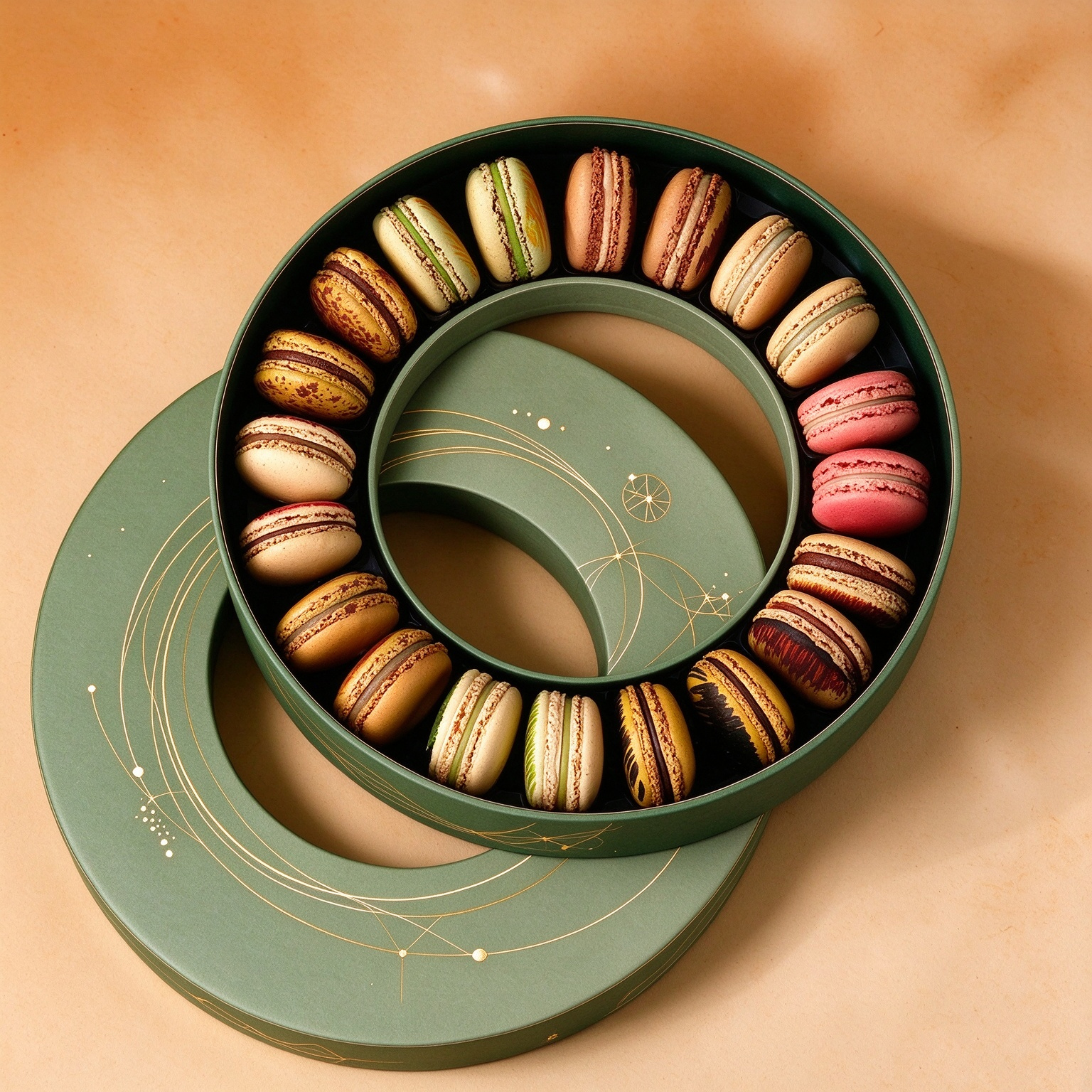 The "Ring" Gift Box: An Exquisite Showcase for Macarons