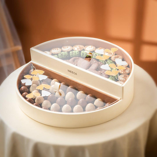 Acrylic Clear Lid Print Pastry Box