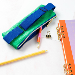 Fabric Elastic Zipper Pencil Gift Bag