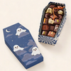 Coffin Shaped Ghost Chocolate Box with customized logo